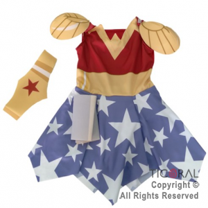 DISFRAZ MUJER MARAVILLA TALLE 2 x 1